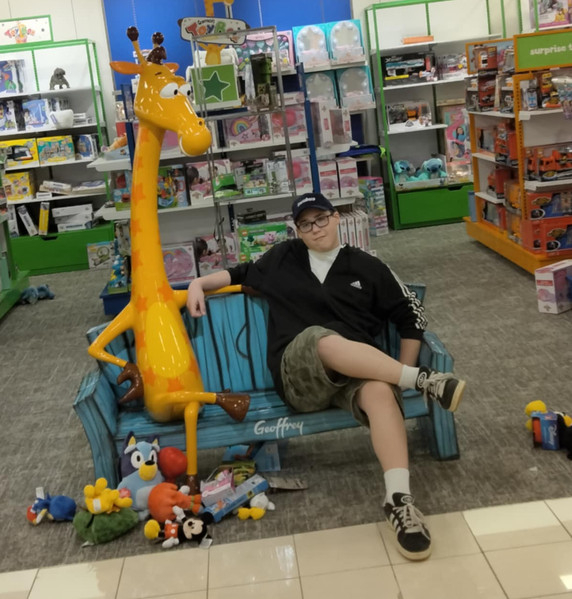 DYLANSUPAVILLAIN in a Toys R' Us